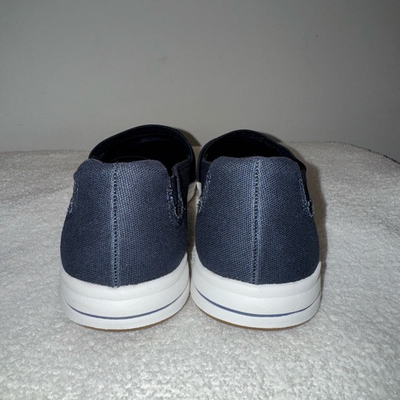 Clarks Blue and White Flats Sporty Slip-On. Size 9.5 - Picture 3 of 5